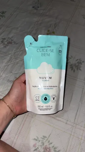 Refil do Hidratante Nuvem Cloud Cuide-se Bem oBoticário 350ml Novo