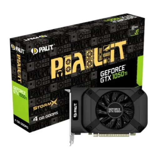 Placa de Vídeo Palit StormX GTX 1050TI, NVIDIA GeForce, 4GB, GDDR5, 128bit, DVI HDMI DP