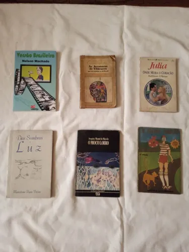 Lote com 6 livros - leia a descrição do anúncio