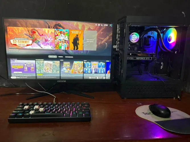 Pc Gamer Core I5-9400F GTX 1650 4Gb Memória DDR4 8Gb SSD 256Gb