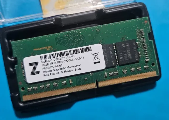 Memória RAM SODIMM 16GB DDR4 3200MHZ