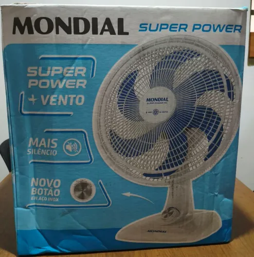 Ventilador de Mesa Mondial VSP-40-W 40CM 110V | Super Power