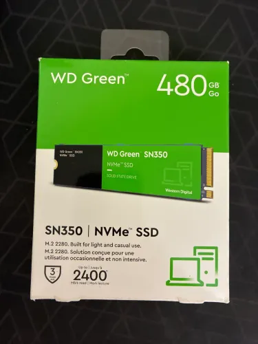 SSD m.2 Nvme WD Green 480GB