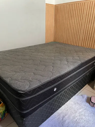 Colchão magnético com Vibro massagem e cromoterapia + box