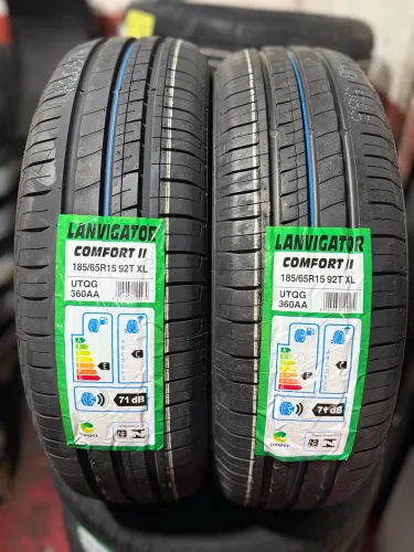 Kit 2 pneus 185/65/15 novos