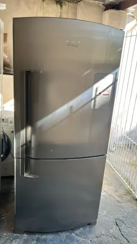 Geladeira inox inverse Top (Coisa de Rico)! Nunca foi consertada (Paga na Entrega)