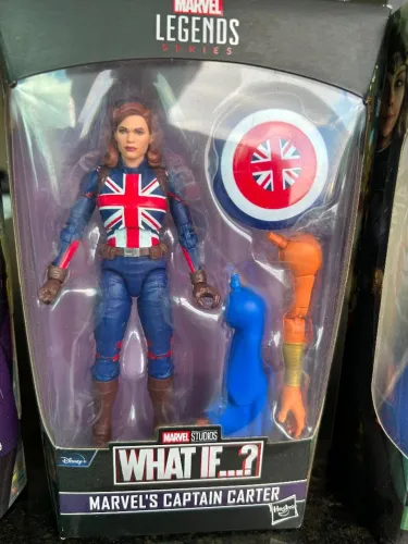 Capitã Carter, Nebulosa, Tchalla Star Lord e Sylvie Marvel legends