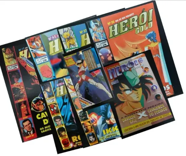 Lote 10 Revistas Heróis Com Exemplares De Colecionador