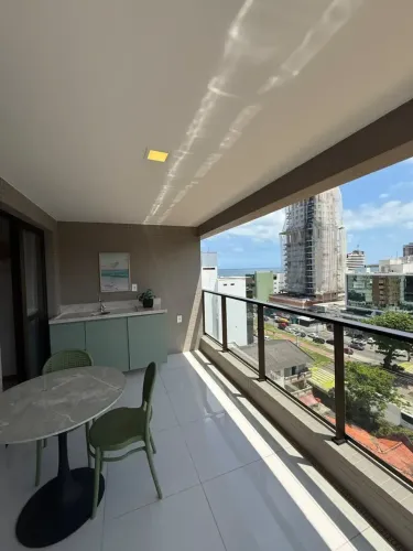 Apartamento 1 Quarto Nascente 36m² com Varanda no House Ondina