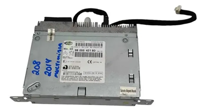 Radio Central Multimidia Peugeot 208 2014  *0 Preto