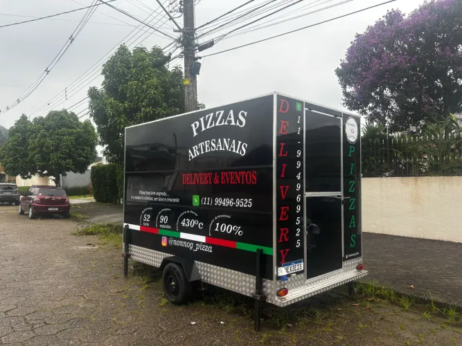 Trailer Food Truck Pizza para locação