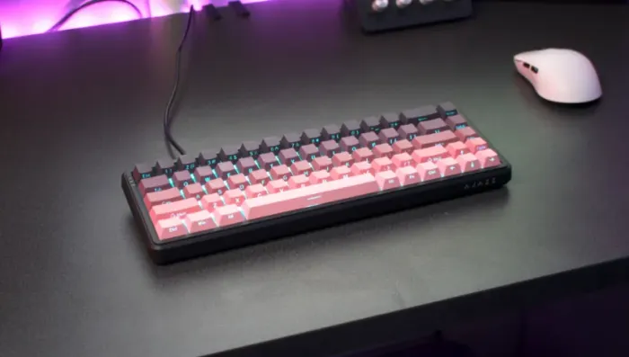 Teclado Magnetico Ajazz AK680 Max - Keycaps Gradiente (wired)