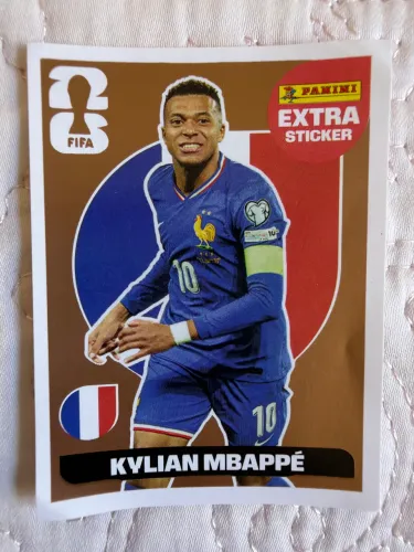 Figurinha legend Kylian Mbappé Panini