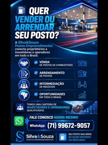 Postos para arrendar e venda
