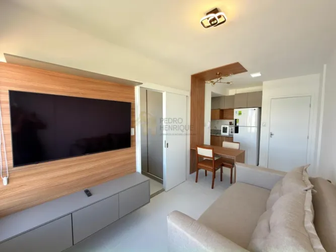 Apartamento Mobiliado para Locação em Salvador, Imbuí, 1 dormitório, 1 suíte, 1 banheiro, 