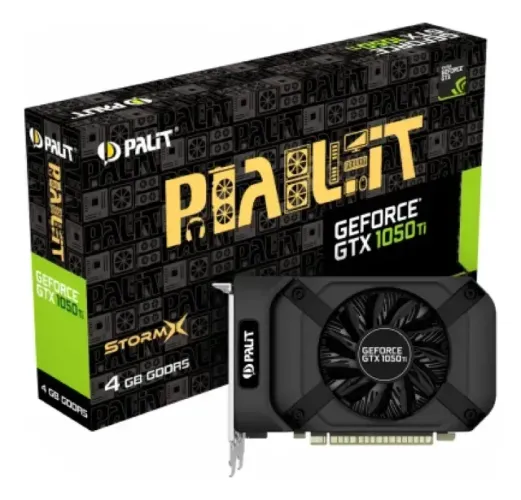 Placa de Vídeo Palit Geforce Gtx 1050 Ti Stormx 4gb Gddr5 (Usado)