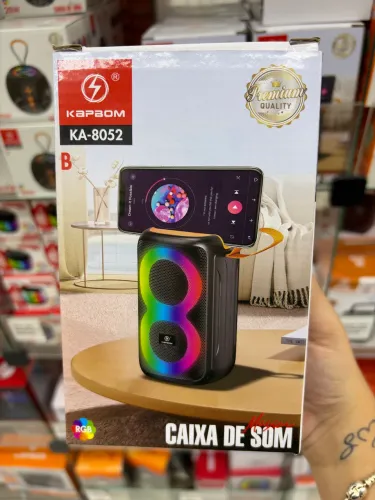 Caixa de som RGB Kapbom NOVA