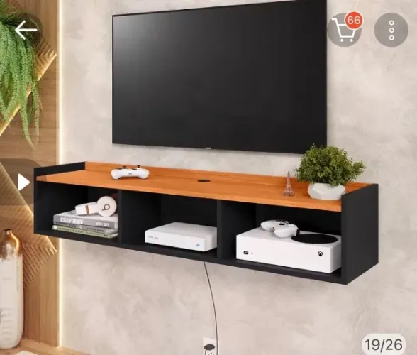 Rack suspenso para sala PRODUTO NOVO