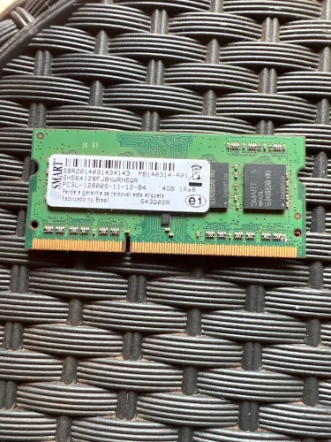 1 memória notbook 4G pc3L 12800S