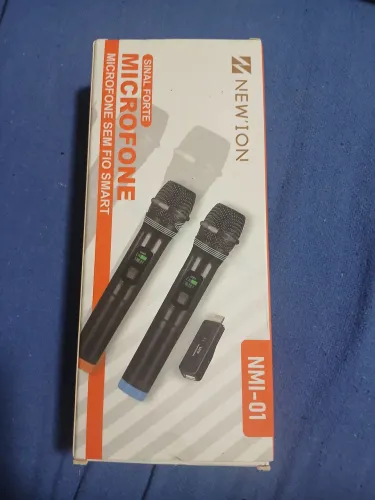 Par de microfone sem fio
