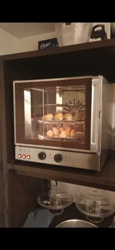 Forno turbo titã bandeijas giratórias