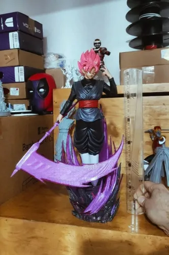Action Figure Goku Black - Dragon Ball Super | Colecionável Premium