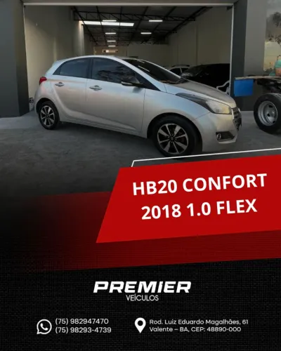 Hyundai HB20 5 Anos 1.0 Flex 12V Mec. 2018