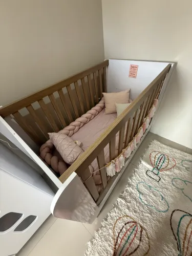 Berço que Vira Mini Cama 2 em 1 Aconchego