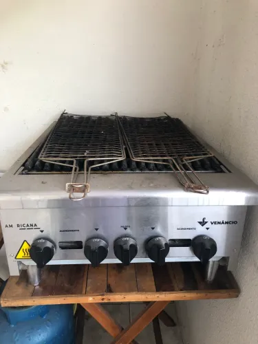 Churrasqueira- Chapa Grill Charbroiler Gás Americana 60cm