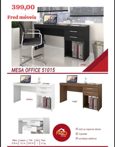 Escrivaninha office , entrega e monta, super promoção 