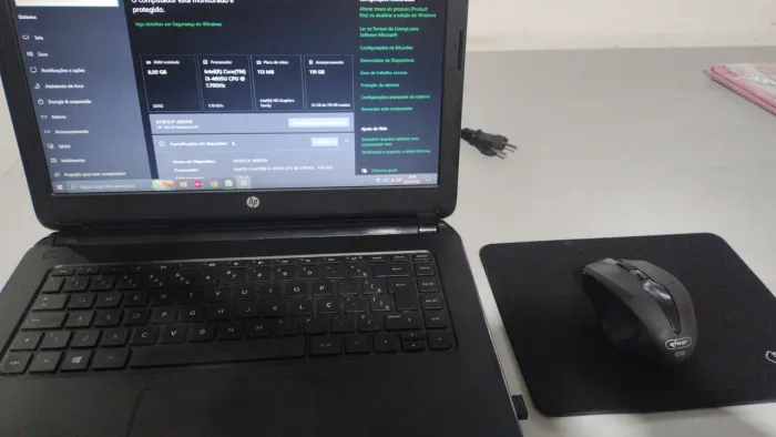 Notebook HP 240 com 8Gb ram, I3 e SSD como novo