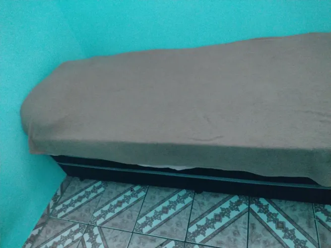 Cama box3cm+ColchaoD33,Solteiro