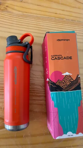 Garrafa Térmica Galápagos Cascade 710ml - Laranja