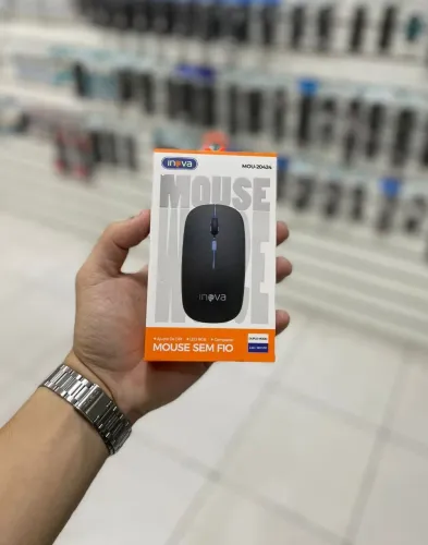 Mouse sem fio bluetooth - recarregável (entrega rápida)