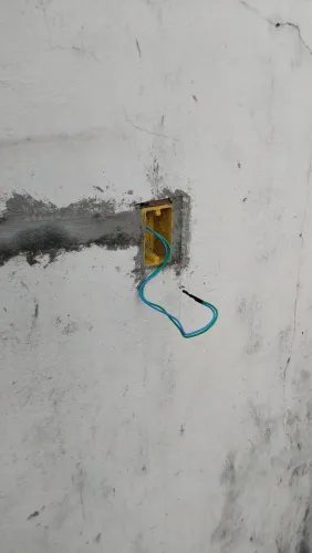 Instalação de arandelas