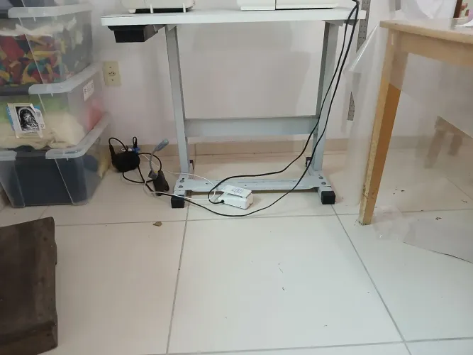Bancada para maquina de costura