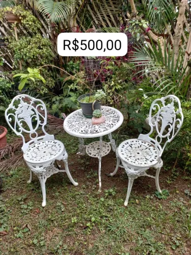 Bancos de ferro jardim