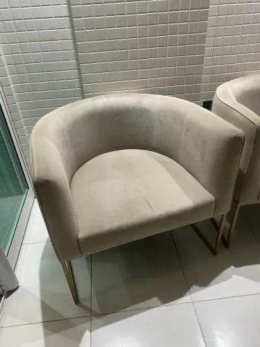 Poltronas cor caramelo