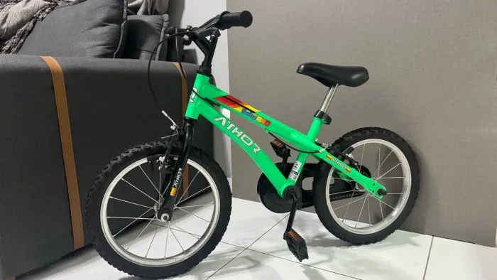 Bicicleta Infantil Athor Baby Boy Aro 16 - Estado de Nova!