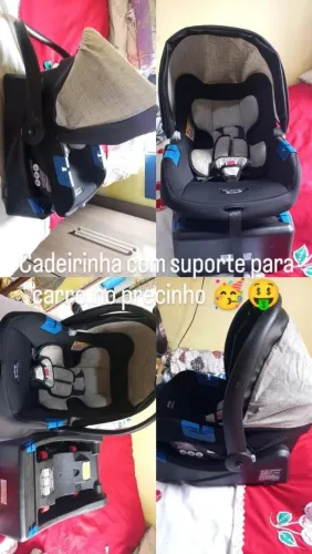 Bebê conforto com suporte