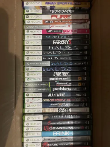Vendo minha coleção de jogos do Xbox 360