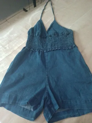 Macaquinho jeans
