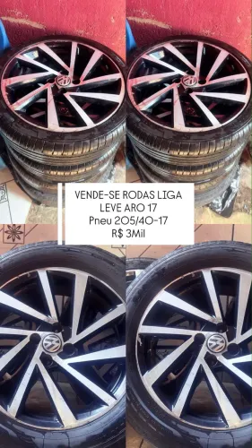 Roda de liga leve aro 17