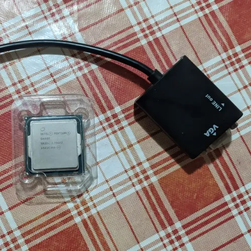 G4400 Intel Pentium 3.3GHz LGA 1151 + Cabo Adaptador HDMI VGA - Anapolis