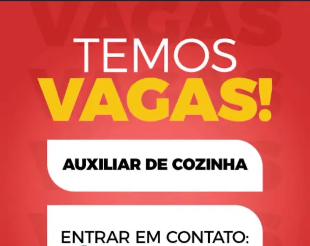 Freelancer - Auxiliar Cozinha 