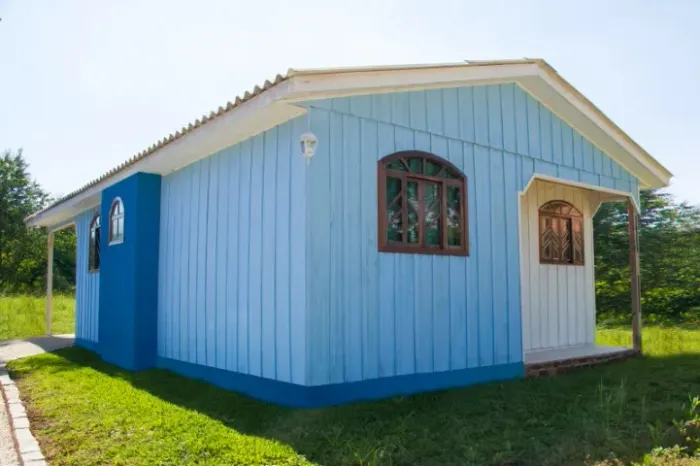 Kit Casa Madeira 02 Quartos Madepinus De R$ 28.000,00 por R$ 19.500,00
