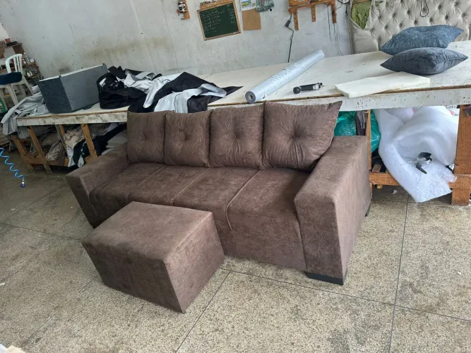 Sofa de 4 lugares na medida de 2.20