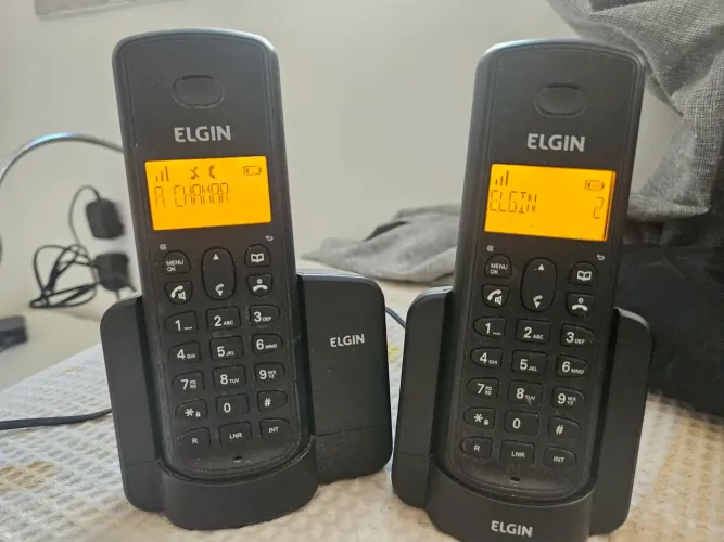 Telefone Elgin Sem Fio Preto