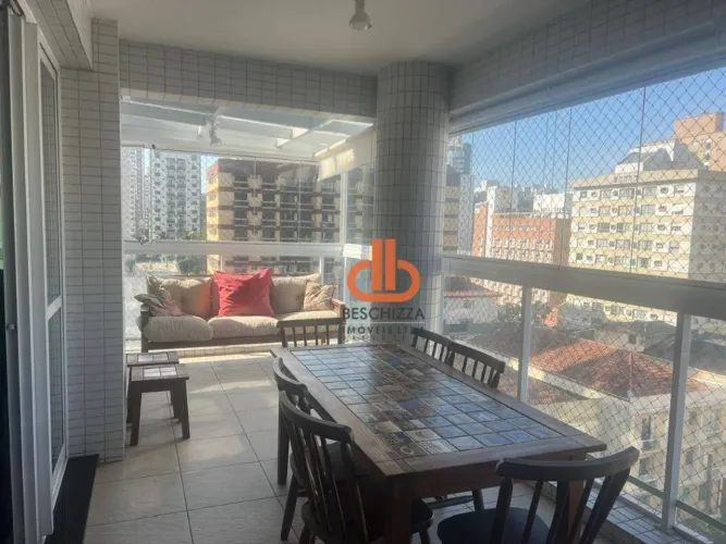Apartamento Duplex com 2 dormitórios à venda, 120 m² por R$ 1.590.000 - Gonzaga - Santos/S