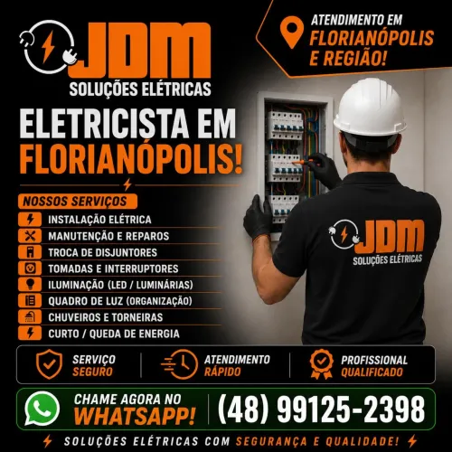 Eletricista - JDM SOLUÇÕES ELÉTRICAS 